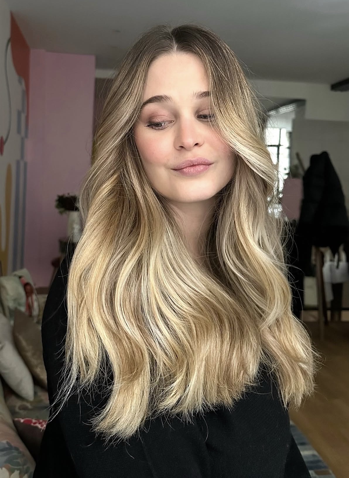 Screenshot Coupe à sec l'endroit, cheveux bouclé